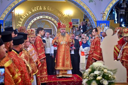 Освячення храму на честь великомученика Юрія Переможця у Берегометі