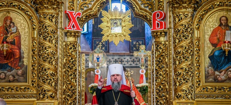 Блаженнійший Митрополит Епіфаній очолив Божественну літургію у Свято-Михайлівському Золотоверхому соборі