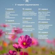 Великі свята у червні: Вознесіння Господнє, Трійця, та новий календар свят