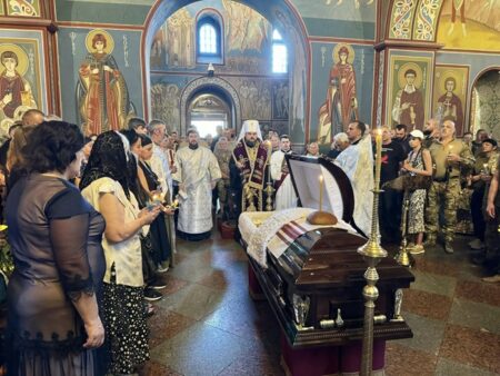 Відспівування воїна Володимира Сергієвського у Києві