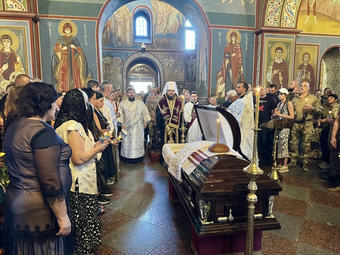 Відспівування воїна Володимира Сергієвського у Києві