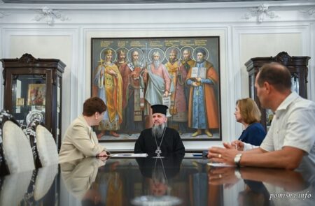 Зустріч Митрополита Епіфанія з Інною Ящук: духовна підтримка воїнів України