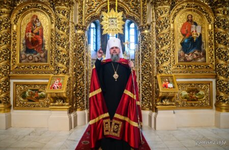 Проповідь Митрополита Епіфанія: літургія у Свято-Михайлівському соборі за мир та захисників України
