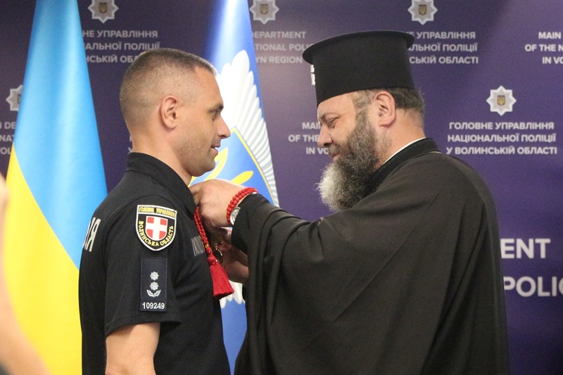Духовенство Луцька благословило поліцейських на урочистості з нагоди Дня Національної поліції України