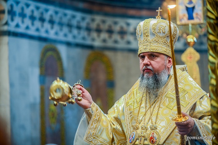 Митрополит Епіфаній очолив Всенічне бдіння у Свято-Михайлівському соборі Києва
