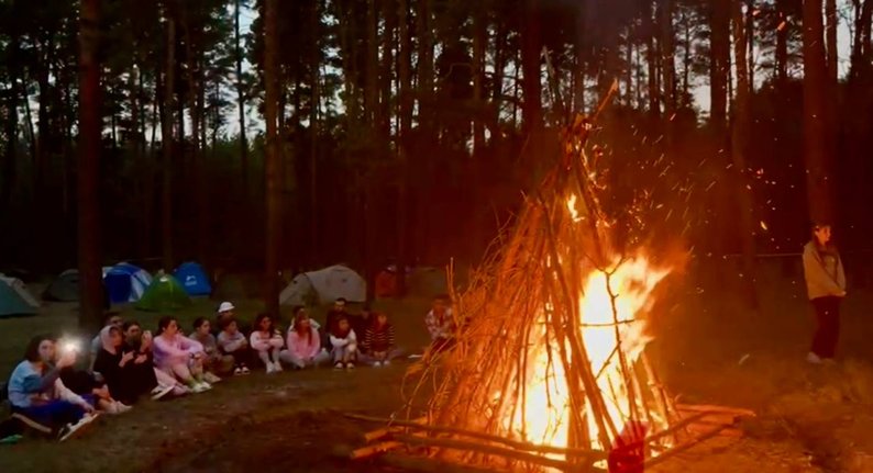 У таборі «Вірля» діти моляться за перемогу України