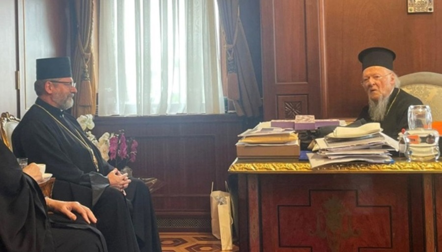 Екуменічний діалог для України: зустріч Блаженнішого Святослава з патріархом Варфоломієм