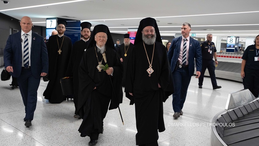 Вселенський Патріарх Варфоломій прибув до Сіднея для святкування століття Архиєпархії