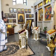 У монастирі святителя Нектарія митрополит Олександр молився за Україну в день вшанування ікони «Всіх скорботних радість»