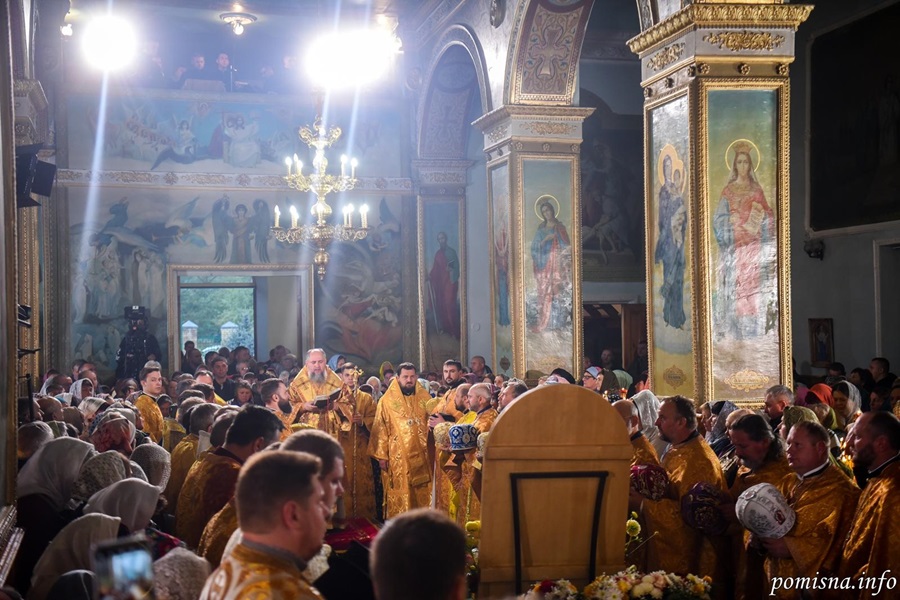 Полтава вшанувала пам’ять преподобного Паїсія: Митрополит Епіфаній очолив літургію