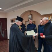 У Києві освятили накупольні хрести храму на честь святих мучеників Бориса і Гліба