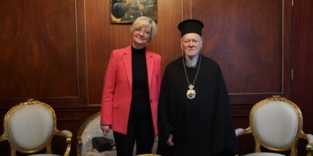 Посол Німеччини Сібілла Сорґ обговорила співпрацю з Патріархом Варфоломієм