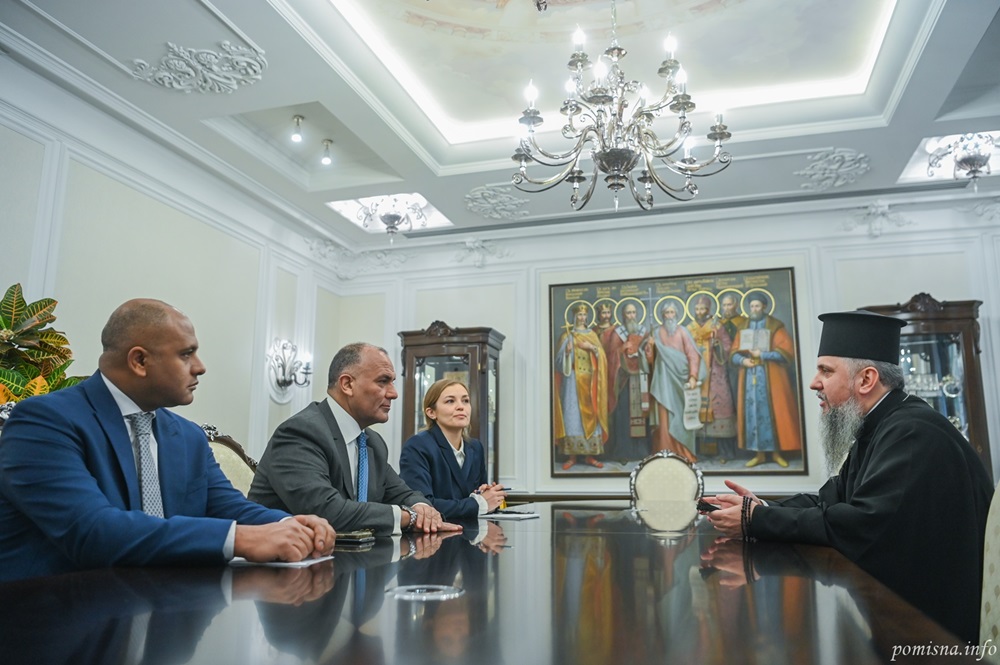 Візит єгипетського Посла до Митрополита Епіфанія: акценти на мир та безпеку