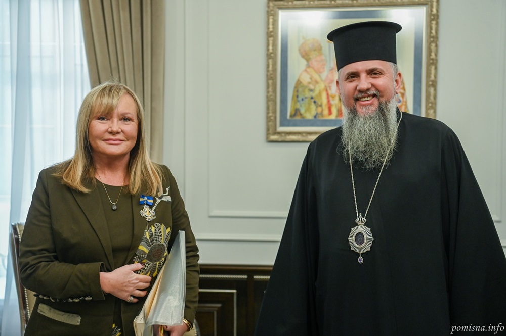 Підтримка України в час війни: зустріч Митрополита Епіфанія з Еленою Летісією Мікусінскі