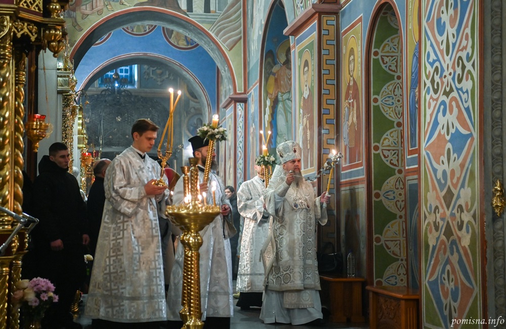 Митрополит Епіфаній звершив Всенічне бдіння на двадцять девʼяту неділю після Пʼятидесятниці
