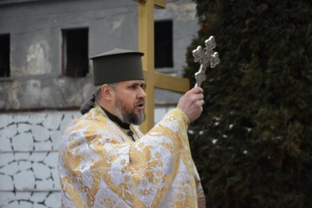 Спільна молитва прикордонників Чопського загону за захисників України