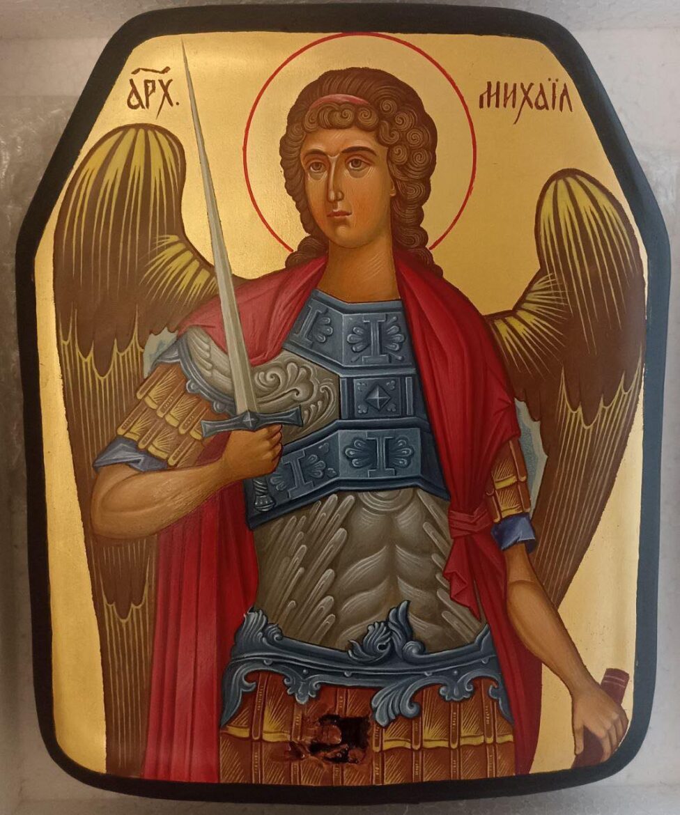 Ікона Архістратига Михаїла на бронепластині: знак перемоги та віри для українців