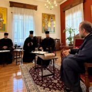 Зустріч архієпископа Агапіта з митрополитом Філофеєм у Салоніках
