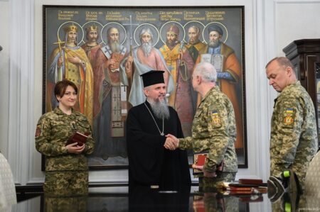 Єдність Церкви й Армії: Митрополит Епіфаній прийняв керівництво НУОУ