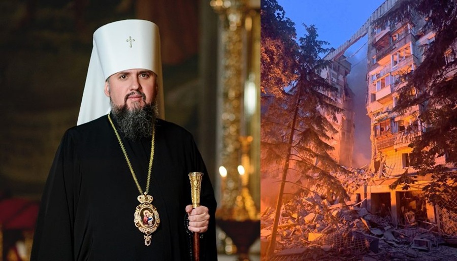 Ніч терору й світло молитви: слово Епіфанія після обстрілу Києва