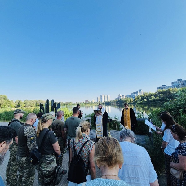 Парафія біля Йорданського озера святкує духовний день Києва