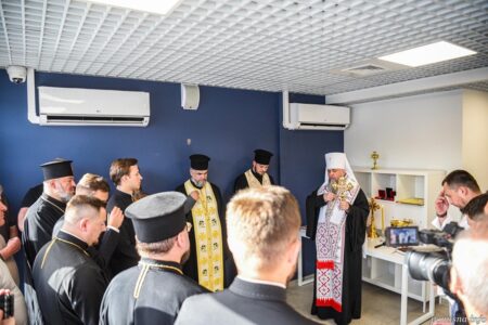 На Львівщині освячено сучасний рибний комбінат за участі Митрополита Епіфанія