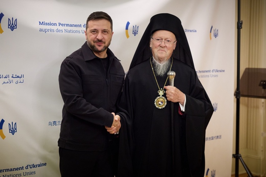 У Нью-Йорку Зеленський і Варфоломій засудили агресію Росії