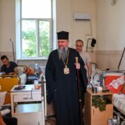 У межах візиту до Одеси Митрополит Епіфаній відвідав лікарню з пораненими воїнами