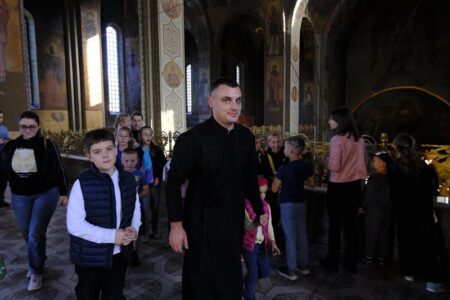 Духовна зустріч дітей у Свято-Михайлівському кафедральному гарнізонному собор
