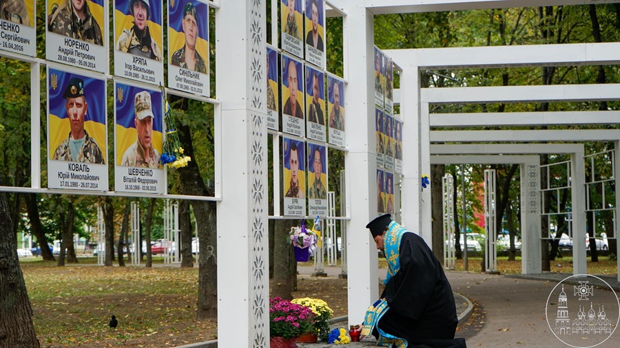 Освячена Алея Героїв у Броварах стала місцем молитви й пам’яті