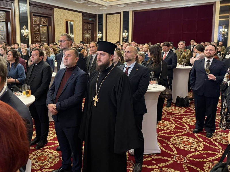 Українське духовенство на дипломатичному прийомі в Посольстві Іспанії