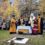 Предстоятель ПЦУ заклав пам’ятну капсулу на території НУХТ