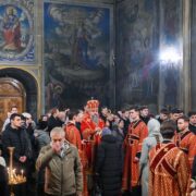 У Михайлівському Золотоверхому відбулося Всенічне бдіння до дня святої Варвари