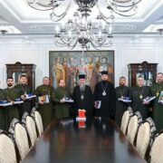 Капелани Житомирсько-Овруцької єпархії з різдвяним візитом у Києві: знак єдності Церкви й армії