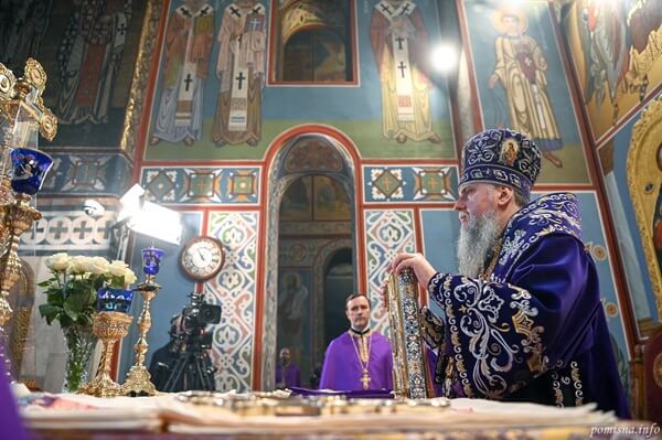 У Києві звершили літургію за чином Василія Великого у п’яту неділю посту