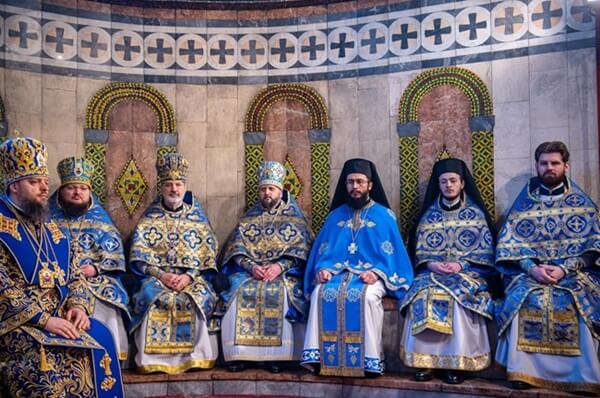 Свято Благовіщення у Золотоверхій обителі: архієпископ Агапіт звершив літургію