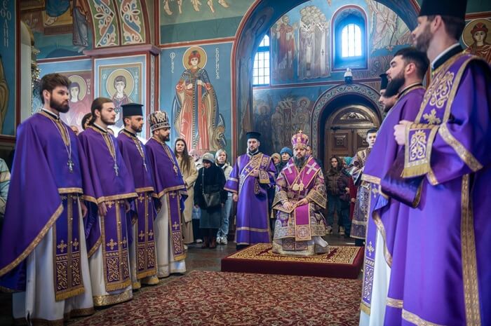 У Михайлівському соборі звершено літургію у 2-гу неділю Великого посту