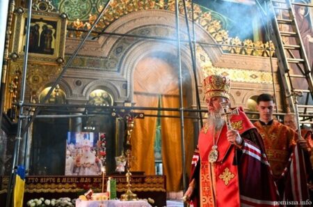 У Володимирському соборі Києва лунала молитва до святої великомучениці Варвари