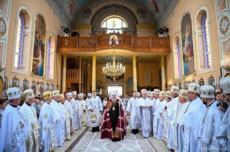 У Мостиськах відзначили 20-річчя Вознесенського храму за участю Предстоятеля ПЦУ