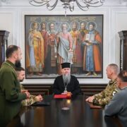 Предстоятель ПЦУ зустрівся з командирами українського бойового підрозділу
