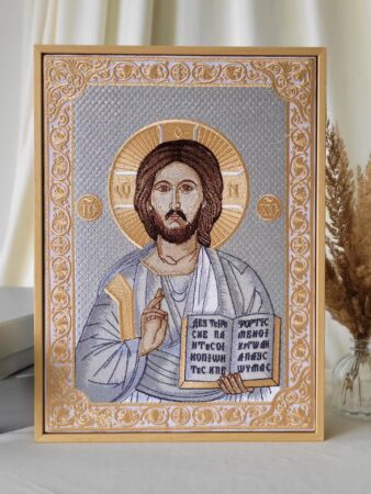 Вишита ікона Господа Вседержителя — особлива пара ікон