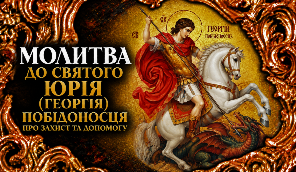 Молитва до святого Юрія Побідоносця про захист та допомогу — ікона великомученика