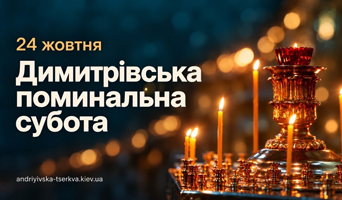 Димитрівська поминальна субота 2026: молитви за спочилих і пам’ять про полеглих захисників